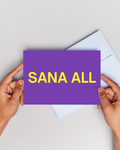Postcard SANA ALL - I wish everyone could have that