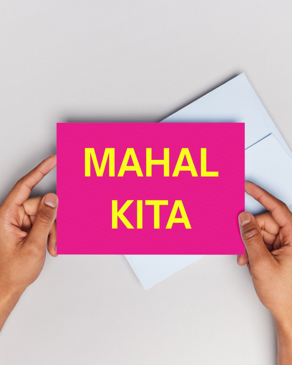 Postcard MAHAL KITA - I love you