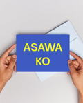 Postcard "ASAWA KO" - my spouse