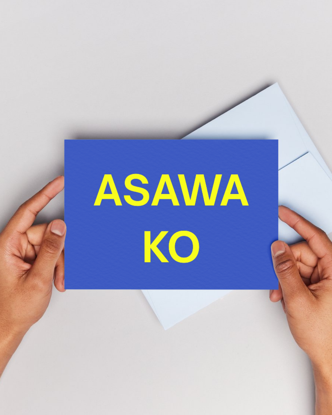 Postcard "ASAWA KO" - my spouse