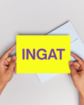 Postcard INGAT - take care