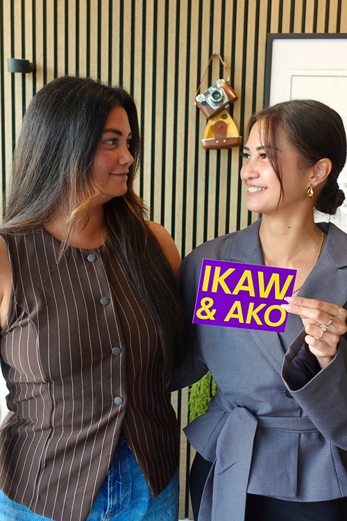 Postcard "IKAW & AKO" - you and me