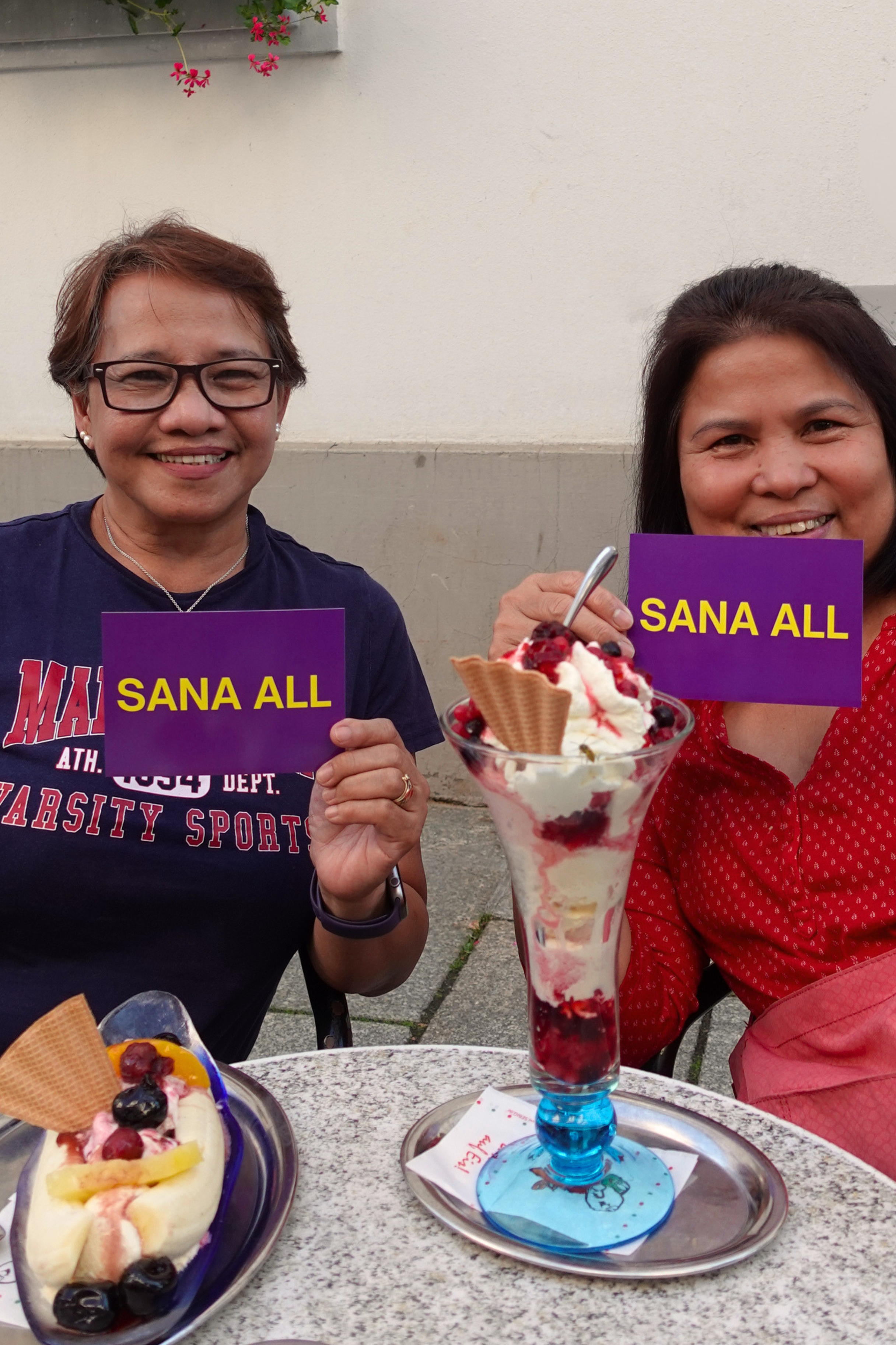 Postcard SANA ALL - I wish everyone could have that
